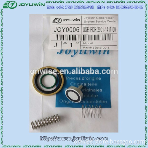 high-efficiency air compressor replacement parts min.pressure valve kit JOY 2901141100 for atlas copco